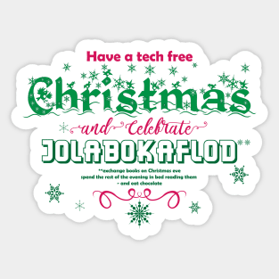 Celebrate Jolabokaflod Sticker